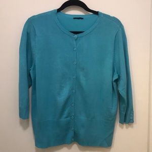Old Navy Blue / Turquoise Cardigan - XL